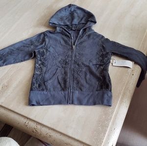 Monrow Mini zip up hoody
